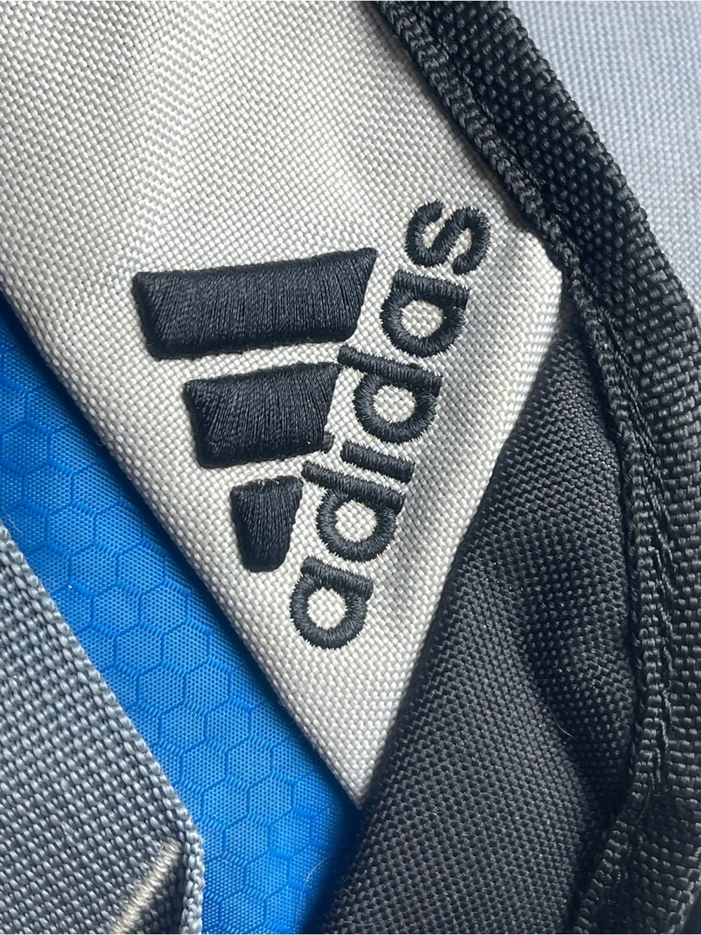 adidas Blue and Gray Men's Sling Belt Bag